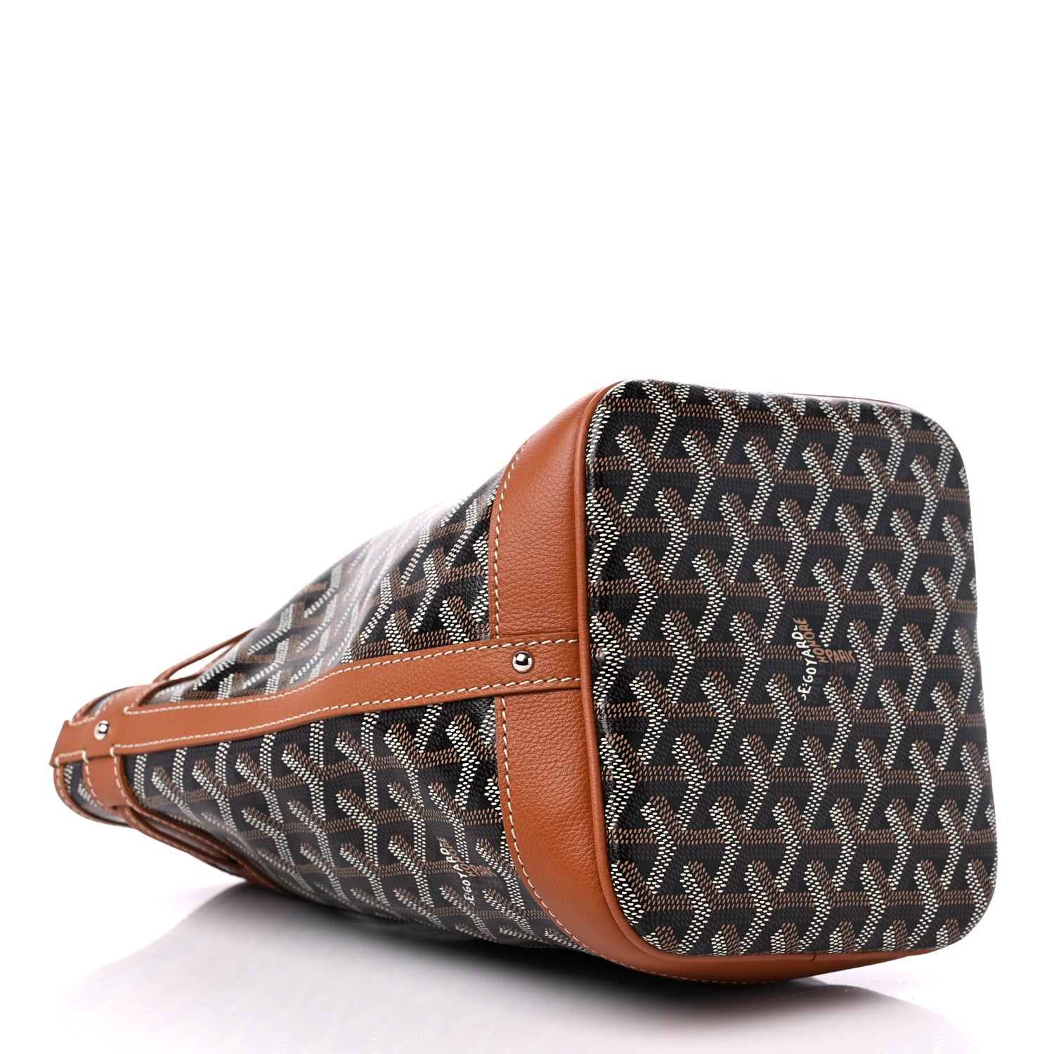 Goyard Goyardine Petit Flot Bucket Bag PM Black Gold 4 of 8