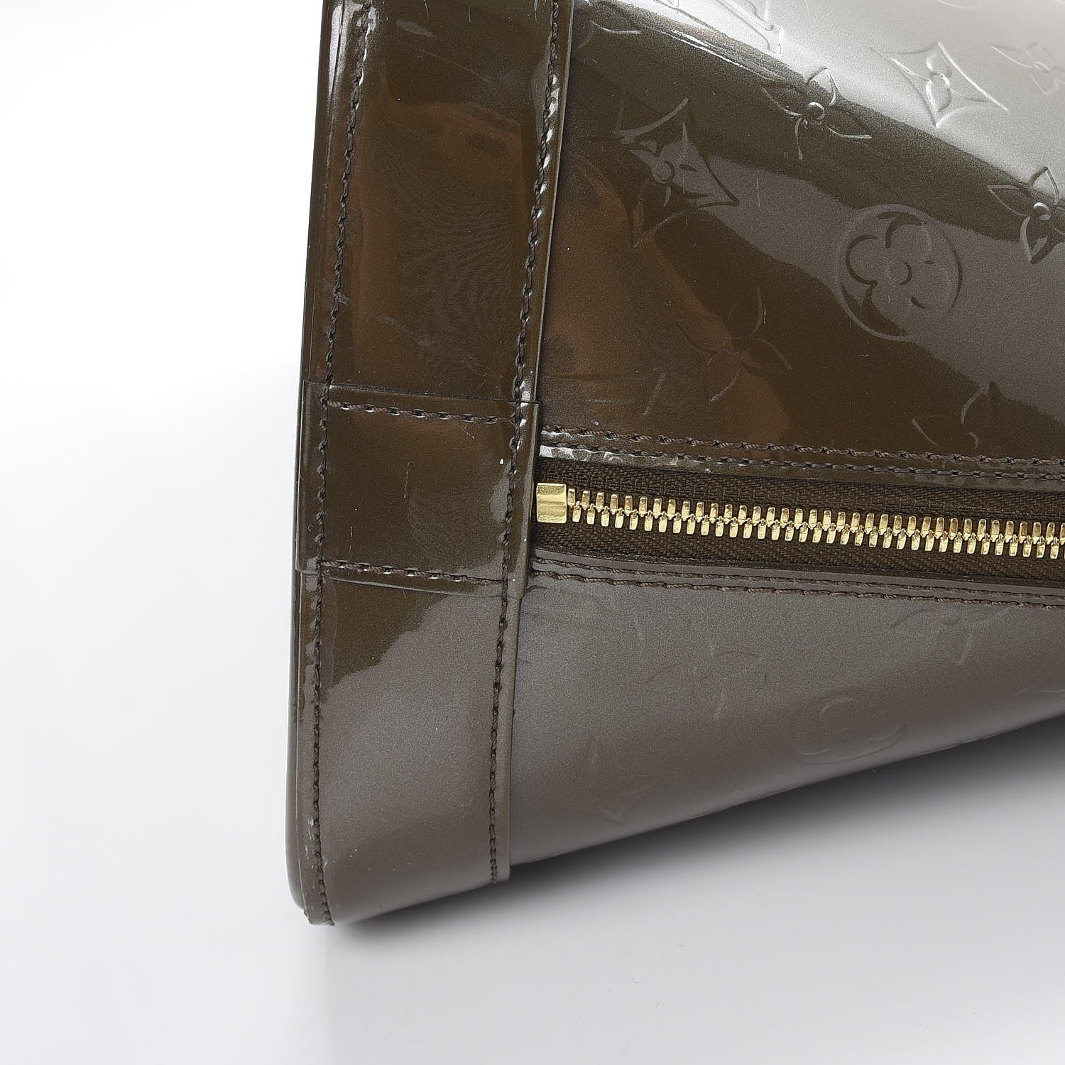 Louis Vuitton Vernis Alma GM Vert Bronze 16 of 22