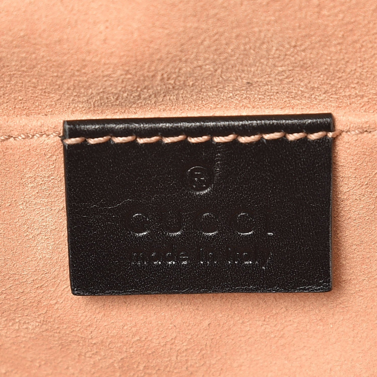 Gucci Calfskin Matelasse GG Marmont Belt Bag 85 34 Black 6 of 9