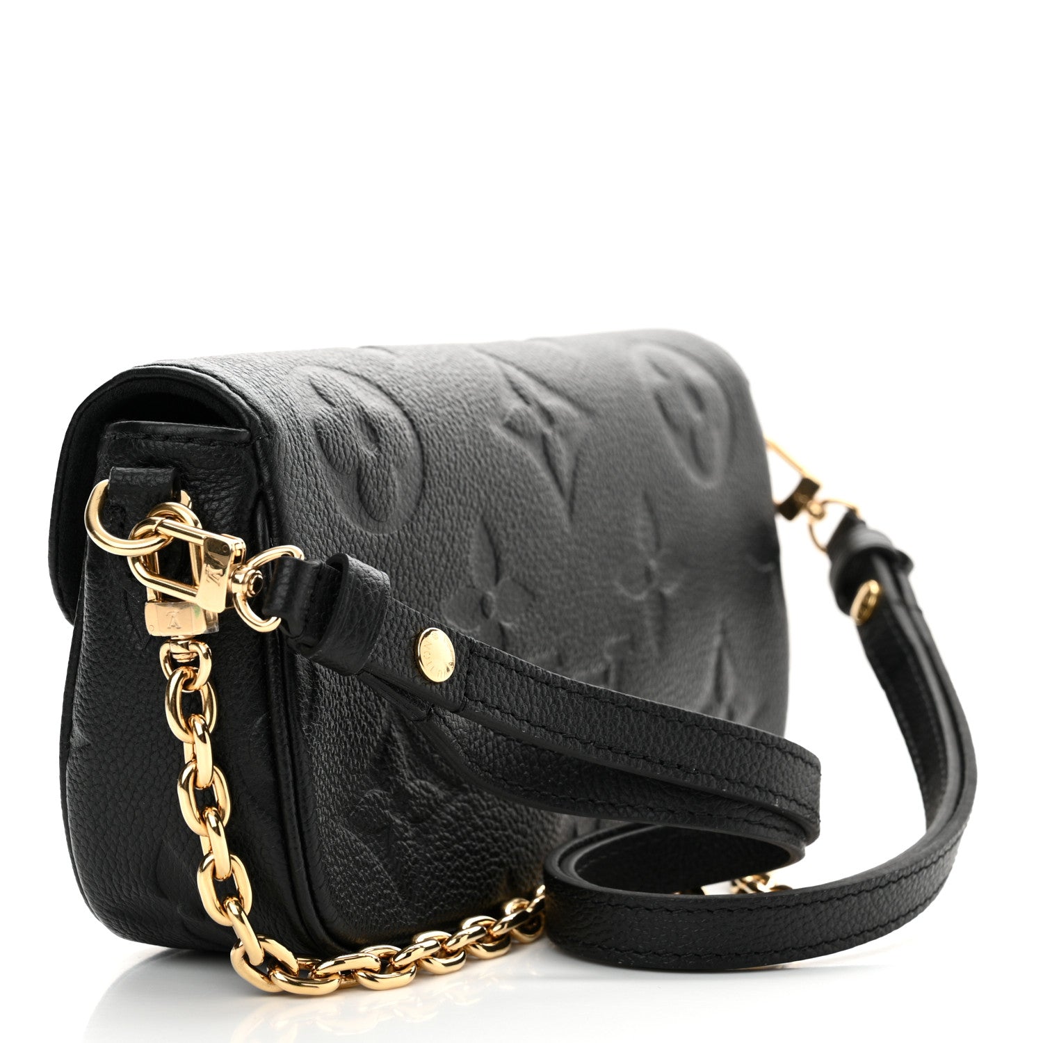 Louis Vuitton Empreinte Monogram Giant Ivy Wallet On Chain Black 3 of 9