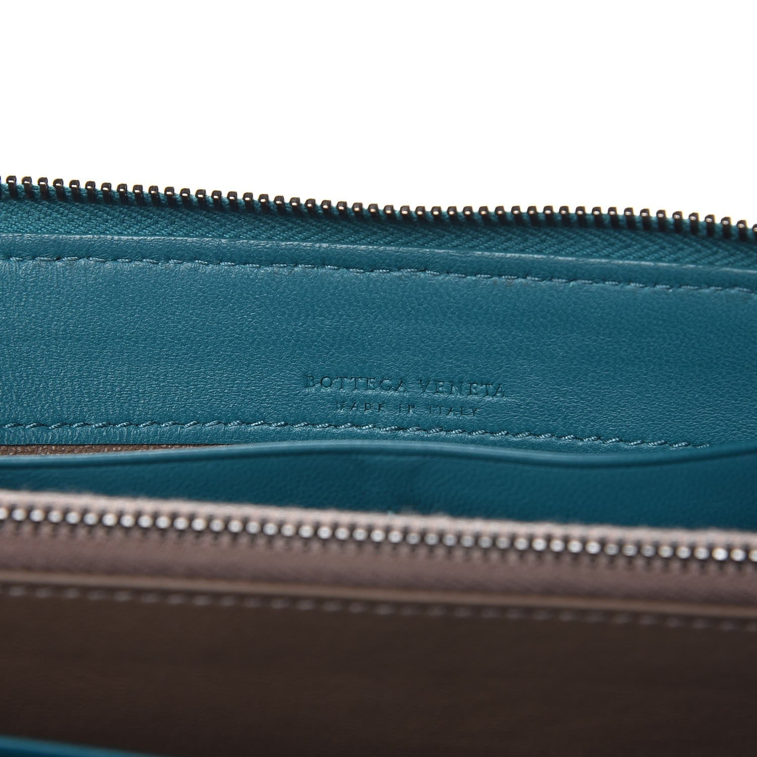 Bottega Veneta Nappa Intrecciato Wristlet Zip Wallet Canard 8 of 10