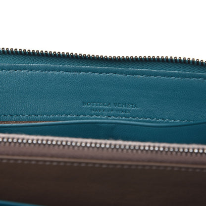 Bottega Veneta Nappa Intrecciato Wristlet Zip Wallet Canard 8 of 10