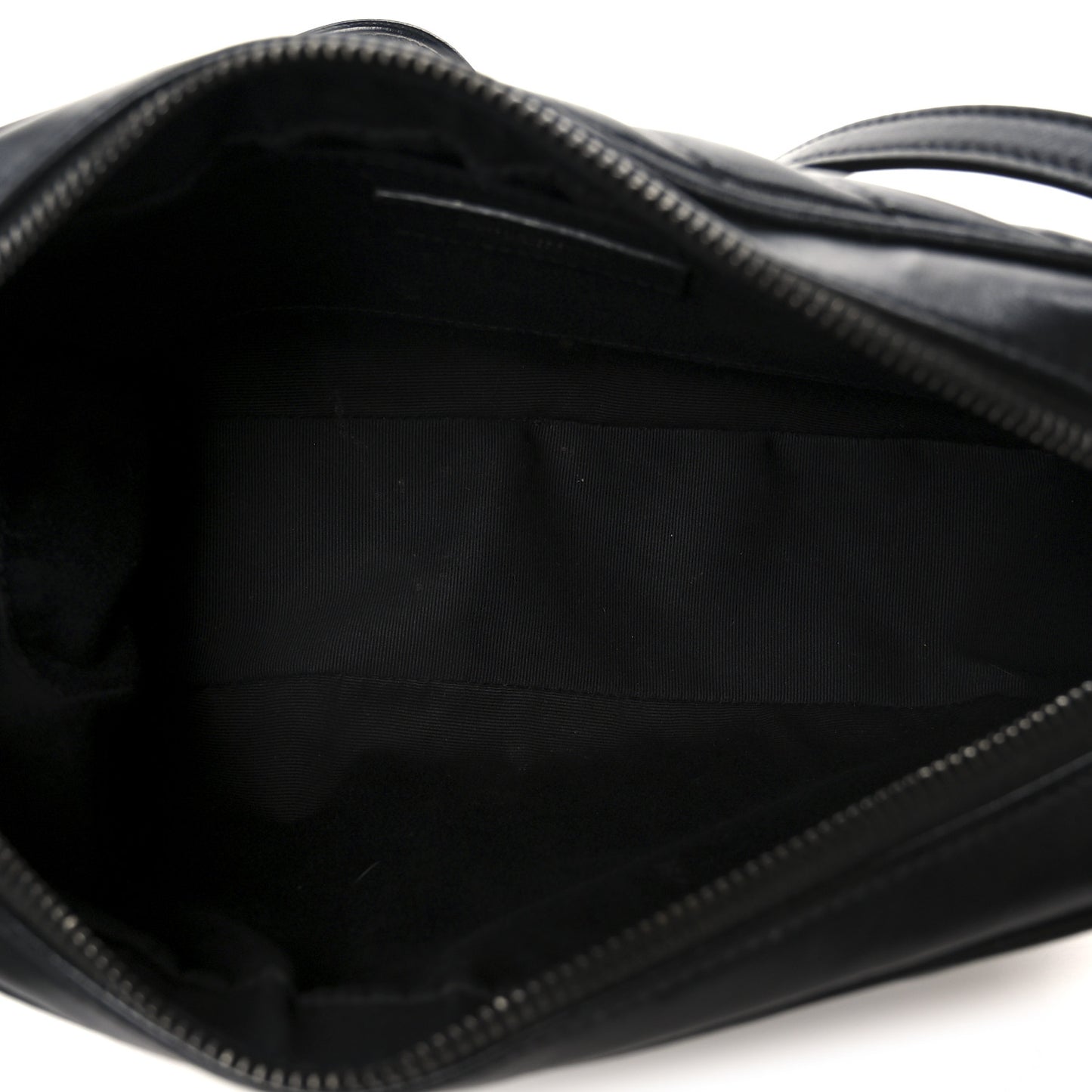 Calfskin Matelasse Monogram Monochrome Lou Camera Bag Black