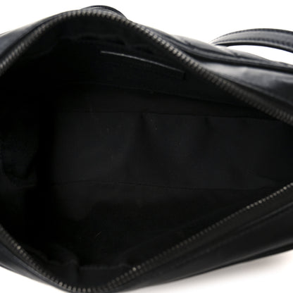 Saint Laurent Calfskin Matelasse Monogram Monochrome Lou Camera Bag Black 5 of 10