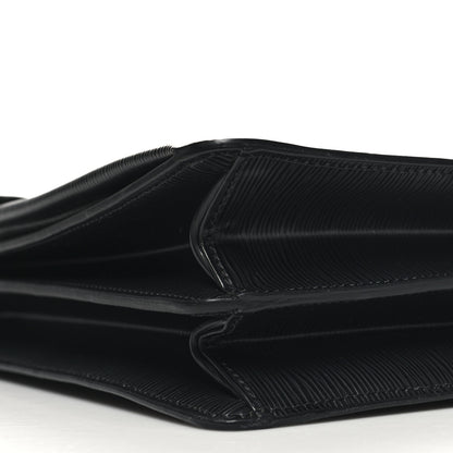 Louis Vuitton Epi Robusto 2 Compartment Briefcase Black 9 of 12