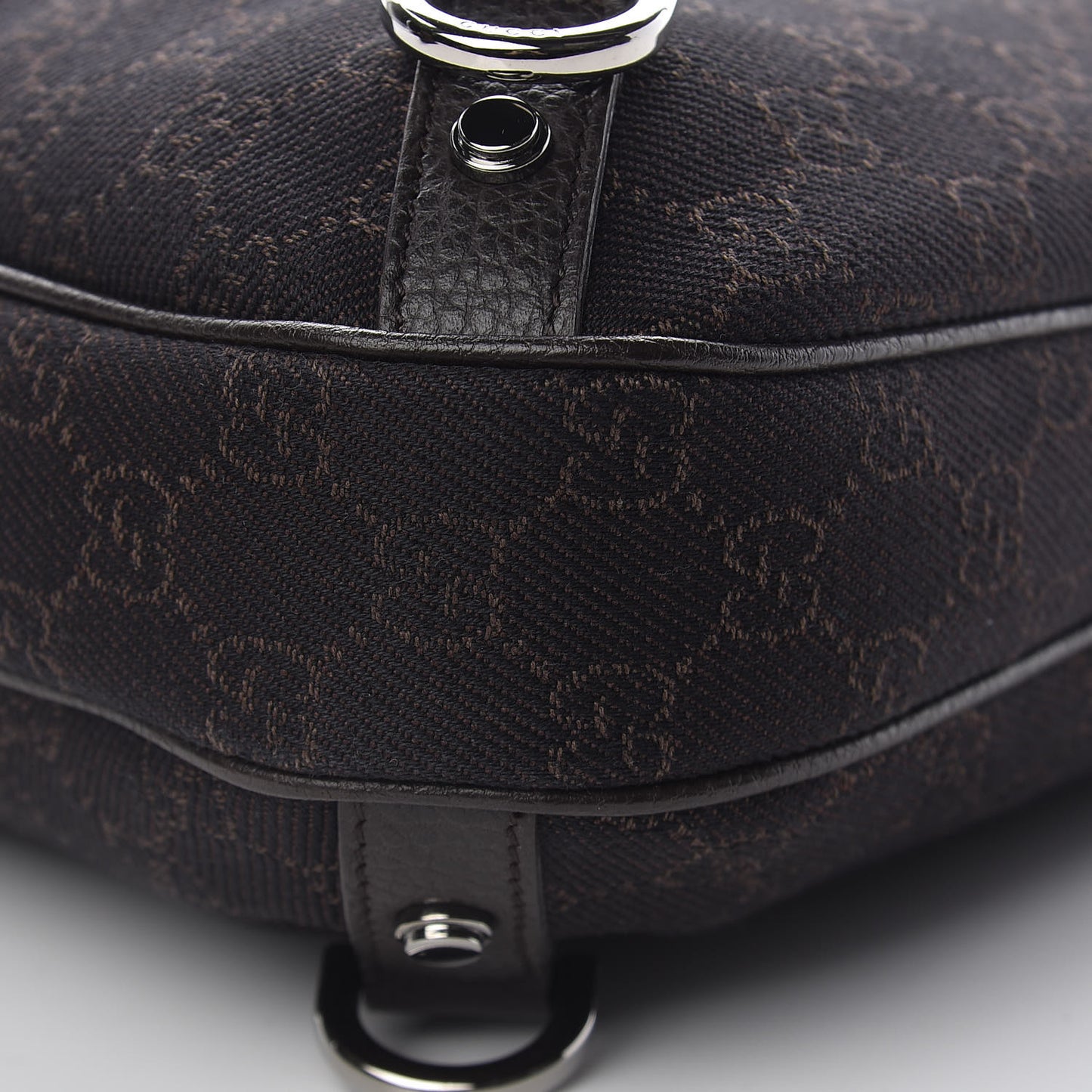 Denim Monogram Abbey D Ring Hobo Brown