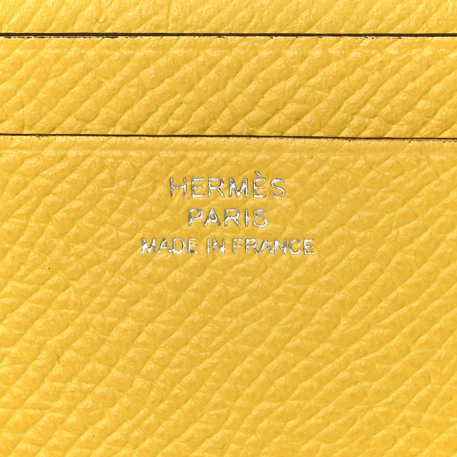 Hermes Epsom City 4CC Card Holder Jaune De Naples 5 of 5