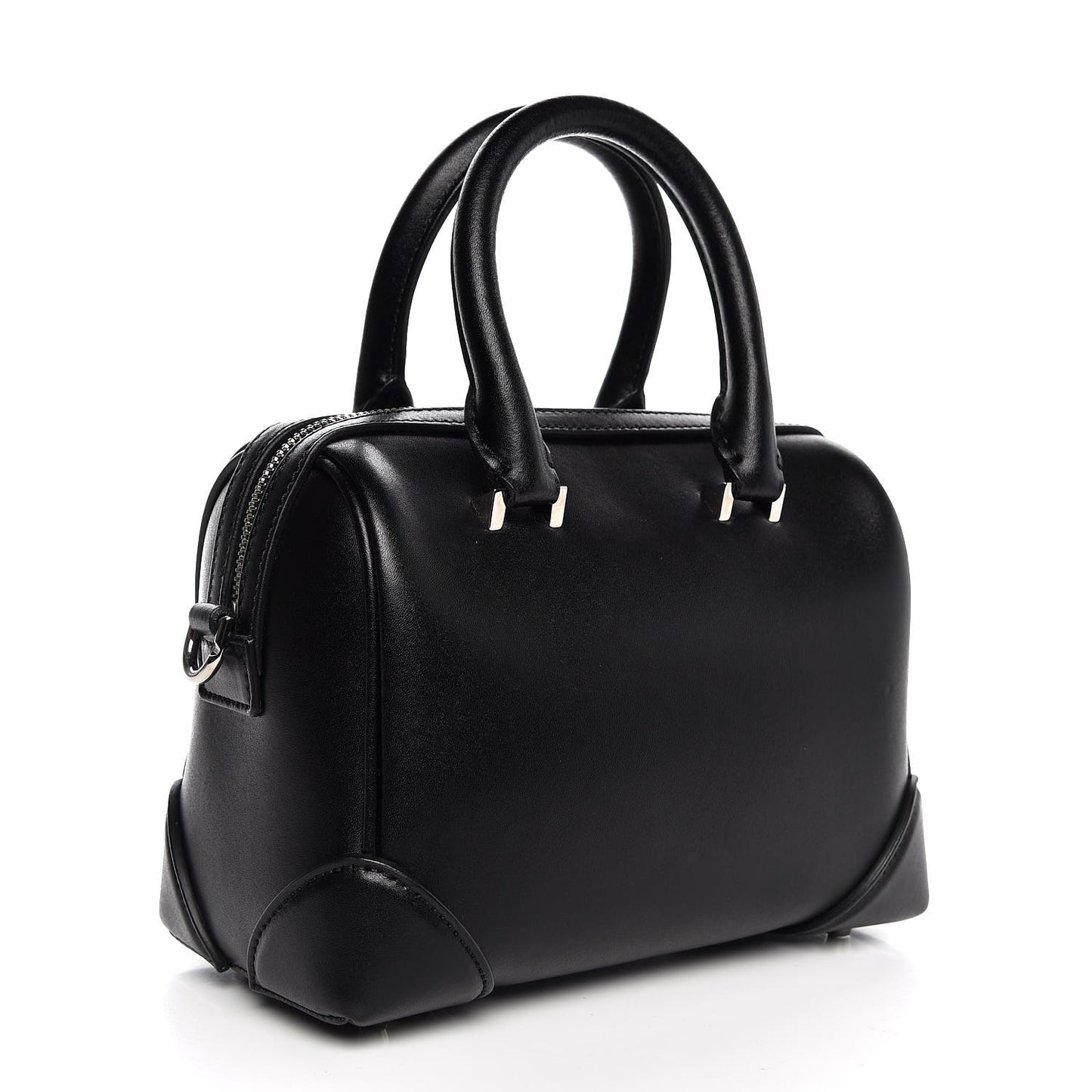 Calfskin Star Micro Lucrezia Black Silver