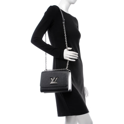 Louis Vuitton Epi Twist Shoulder Bag MM Black 2 of 7