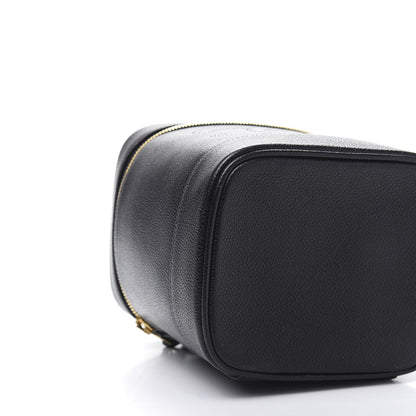 Chanel Caviar Vanity Cosmetic Case Black 6 of 11