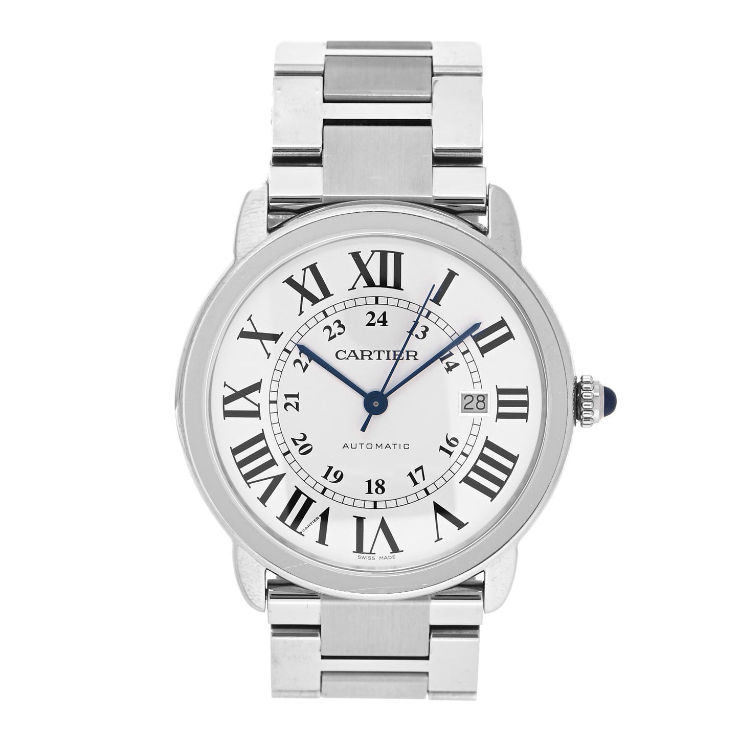Stainless Steel 42mm Ronde Solo Automatic Watch