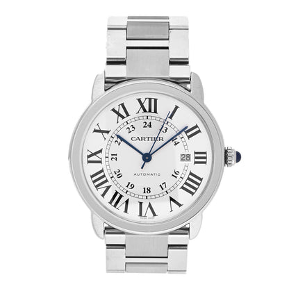 Cartier Stainless Steel 42mm Ronde Solo Automatic Watch 1 of 5
