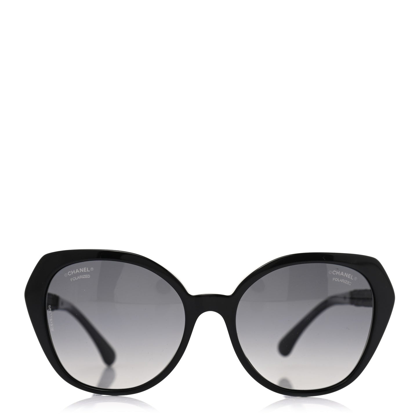 Acetate Cat Eye 5375 Sunglasses Black