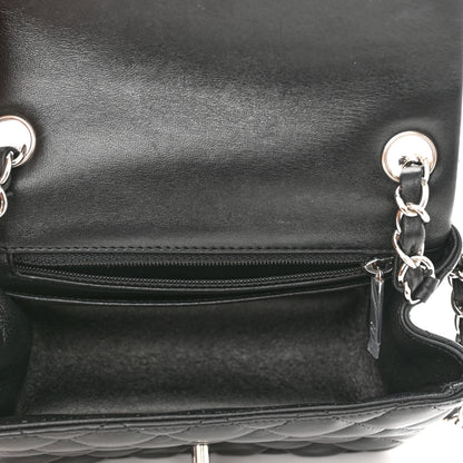 Chanel Lambskin Quilted Mini Square Flap Black 5 of 11