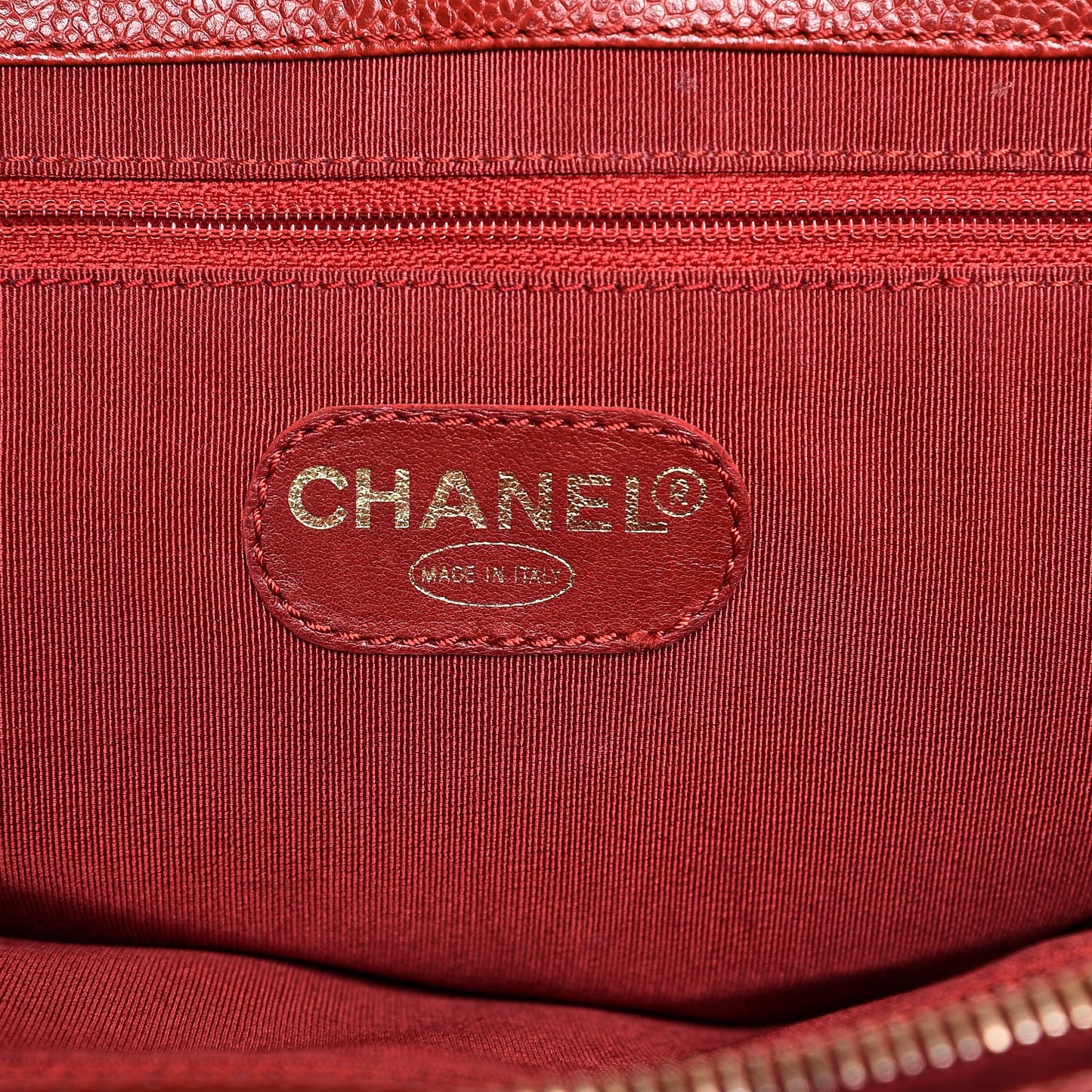 Caviar Shopper Tote Red