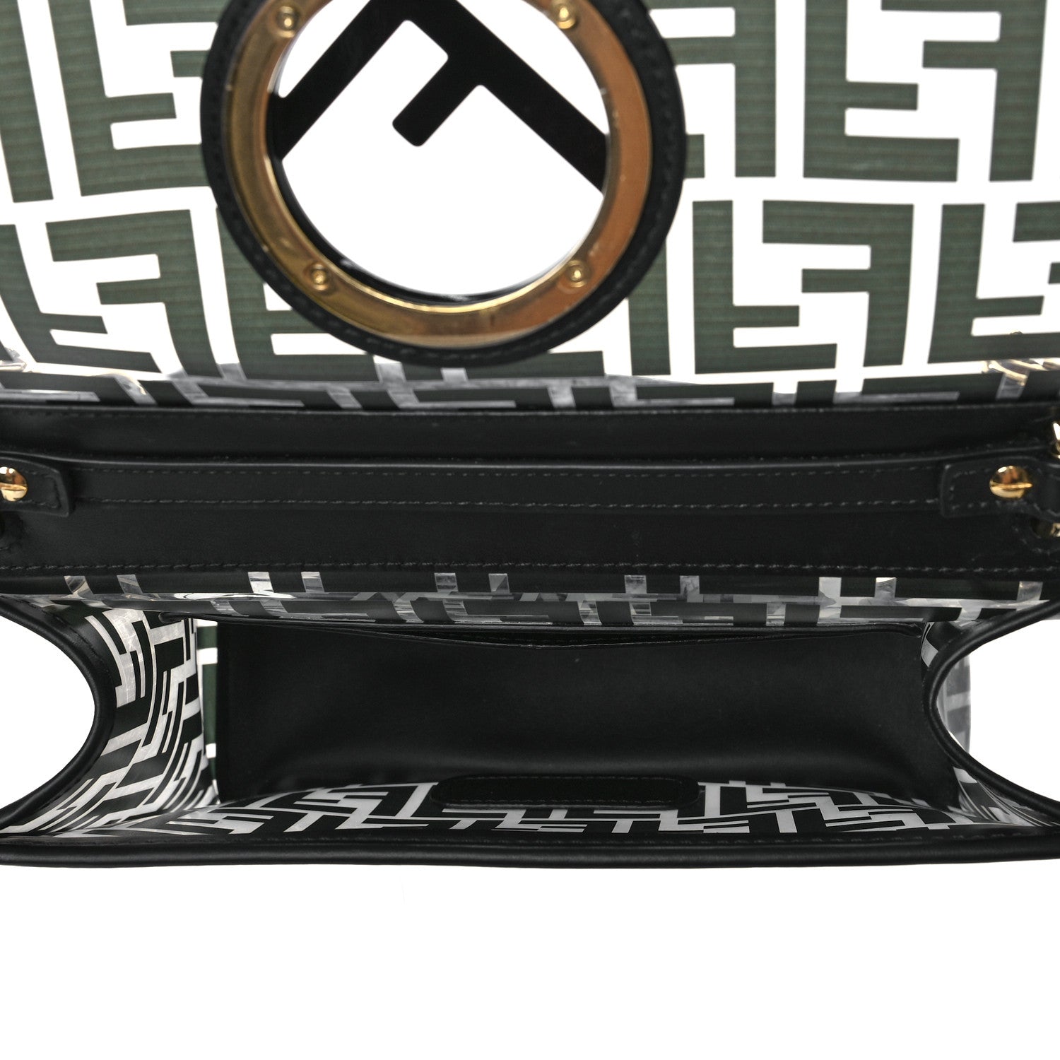 Fendi TPU FF Calfskin F is Fendi Kan I Shoulder Bag Black 5 of 8