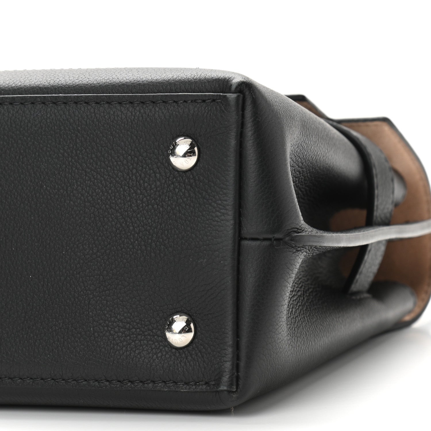 Louis Vuitton Calfskin Lockme Ever BB Black 9 of 9
