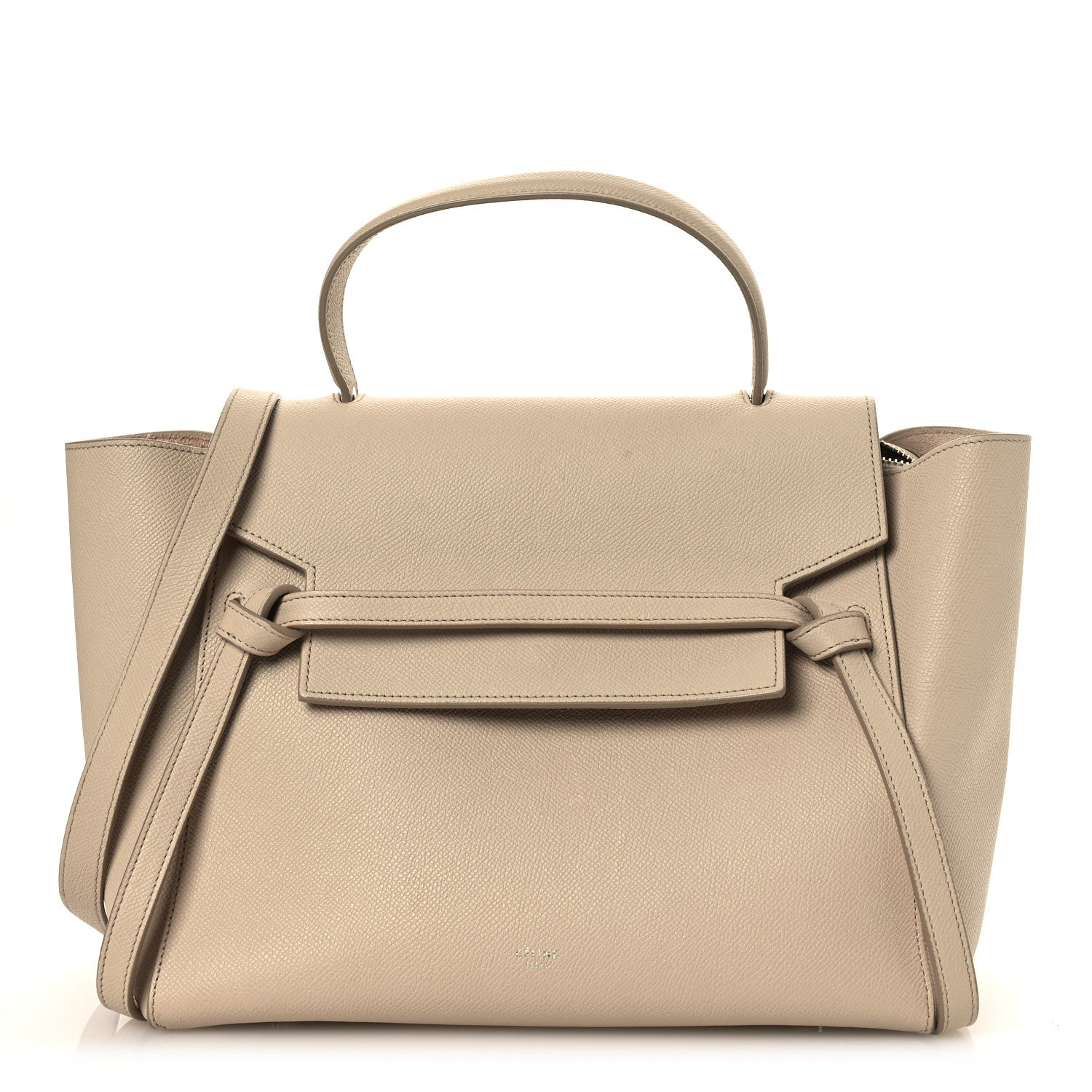 Celine Grained Calfskin Mini Belt Bag Light Taupe 1 of 17