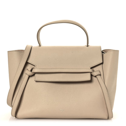 Celine Grained Calfskin Mini Belt Bag Light Taupe 1 of 17