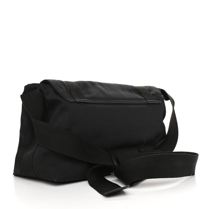 Gucci Canvas Double Buckle Flap Messenger Bag Black 3 of 11