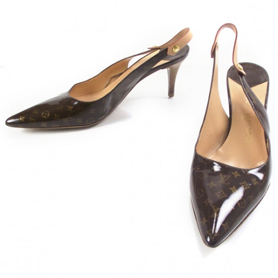 Gina Monogram Mini Heels 39
