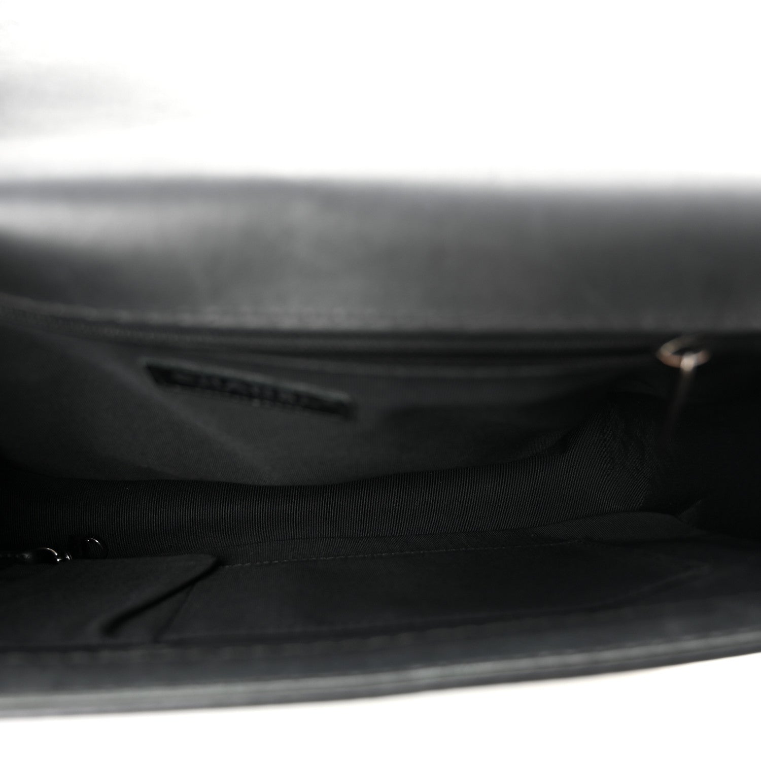 Chanel Calfskin Double Stitch Large Boy Flap Black 5 of 13