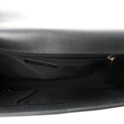 Chanel Calfskin Double Stitch Large Boy Flap Black 5 of 13