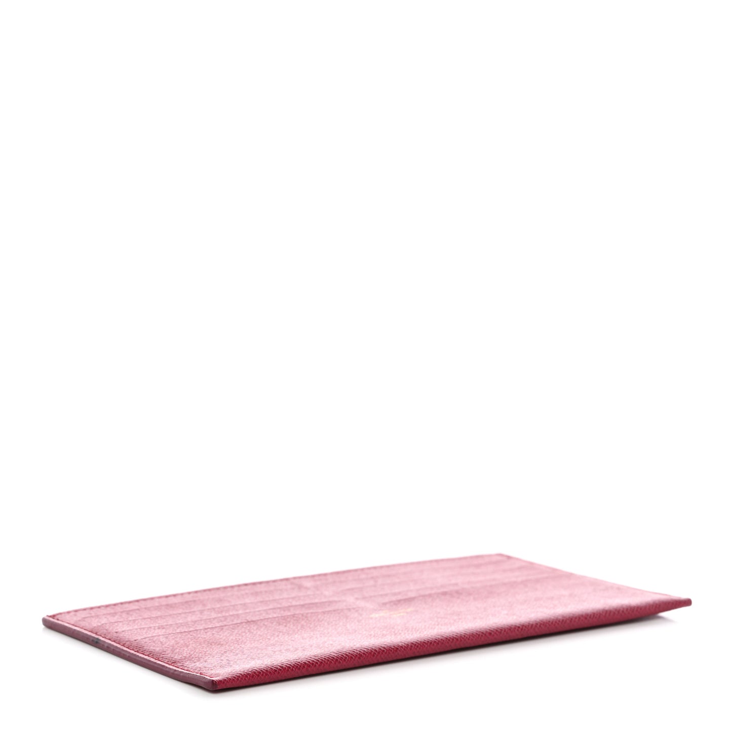 Calfskin Felicie Card Holder Insert Fuchsia
