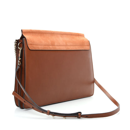 Chloe Suede Calfskin Medium Faye Shoulder Bag Tobacco 3 of 9