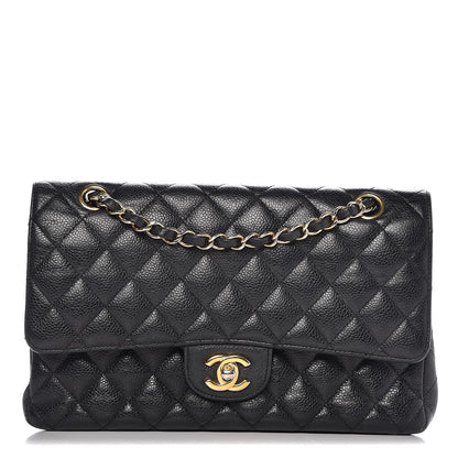 Chanel Caviar Quilted Medium Double Flap Black 1 of 11