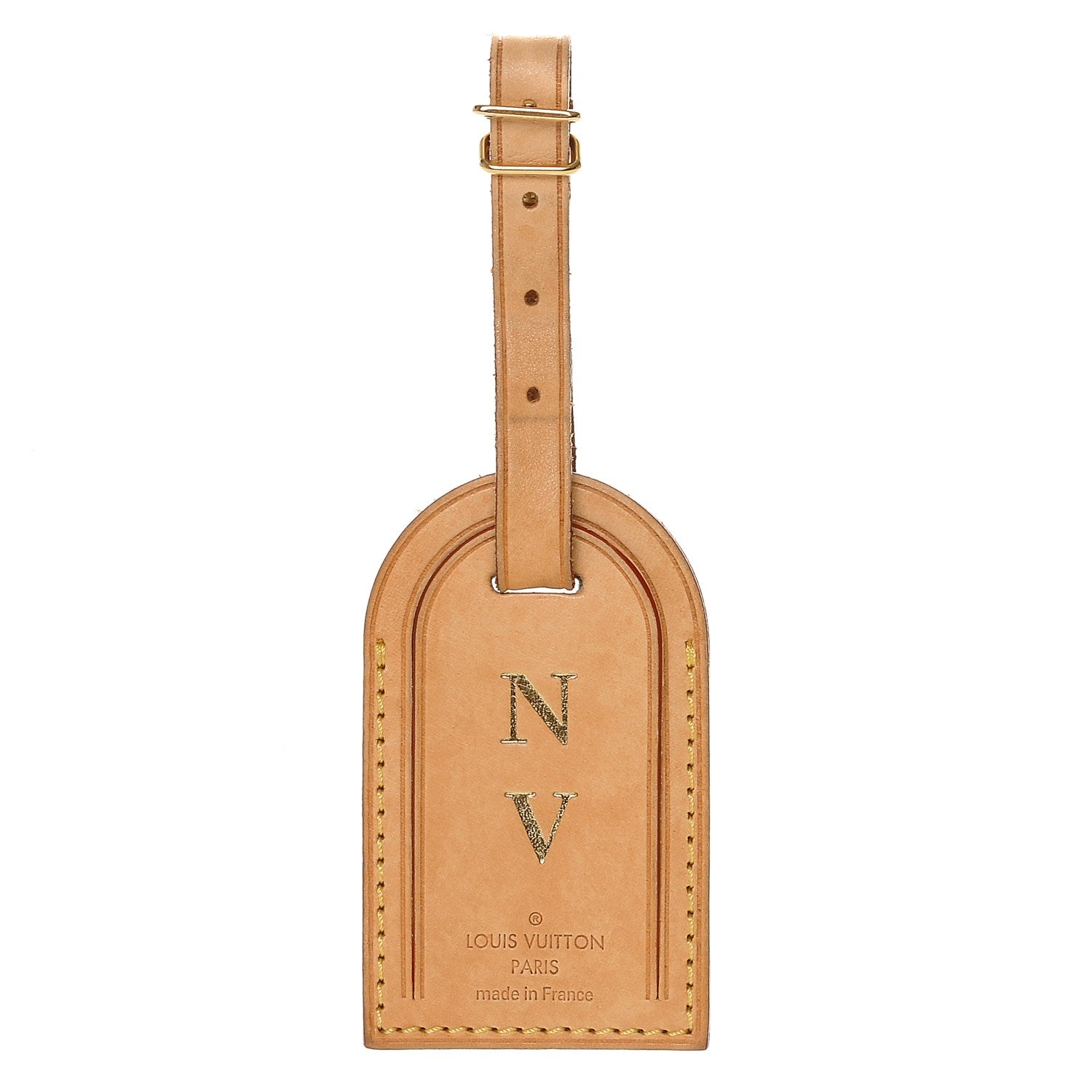 Louis Vuitton Vachetta Luggage Tag 1 of 4