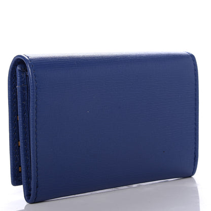 Gucci Textured Calfskin Interlocking G Card Case Caspian 3 of 7