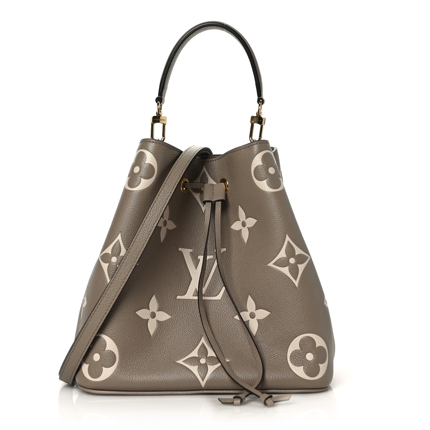 Louis Vuitton Empreinte Monogram Giant Neonoe MM Tourterelle Creme 2 of 11