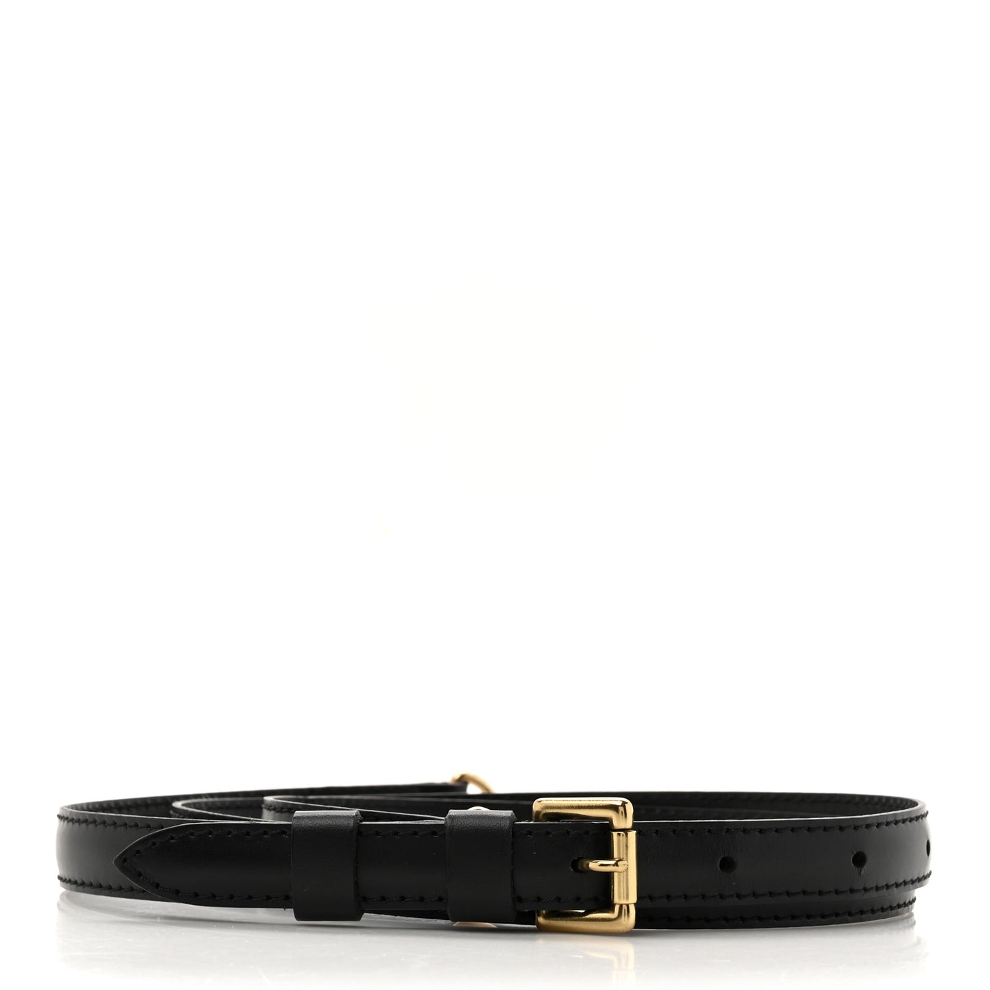 Calfskin 16mm Adjustable Shoulder Strap Black