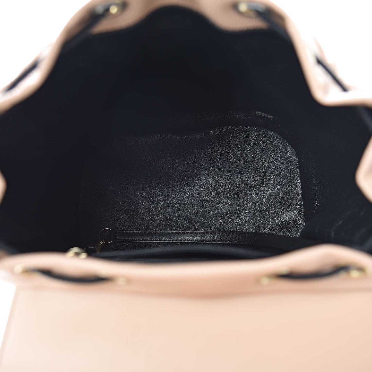 Caviar Quilted Filigree Backpack Beige Black