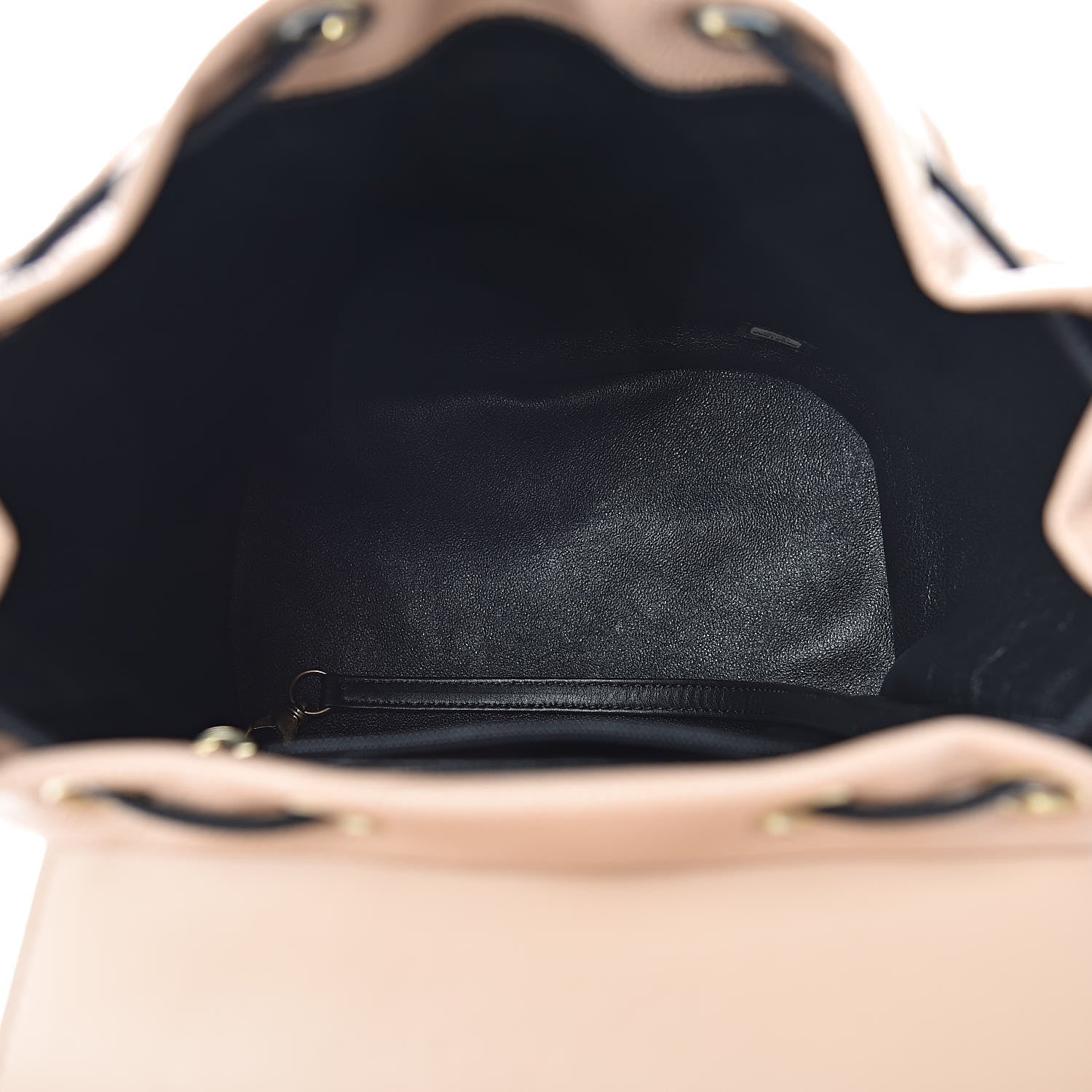 Chanel Caviar Quilted Filigree Backpack Beige Black 5 of 12