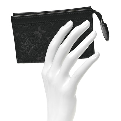 Louis Vuitton Monogram Eclipse Key Pouch Voyage 2 of 10