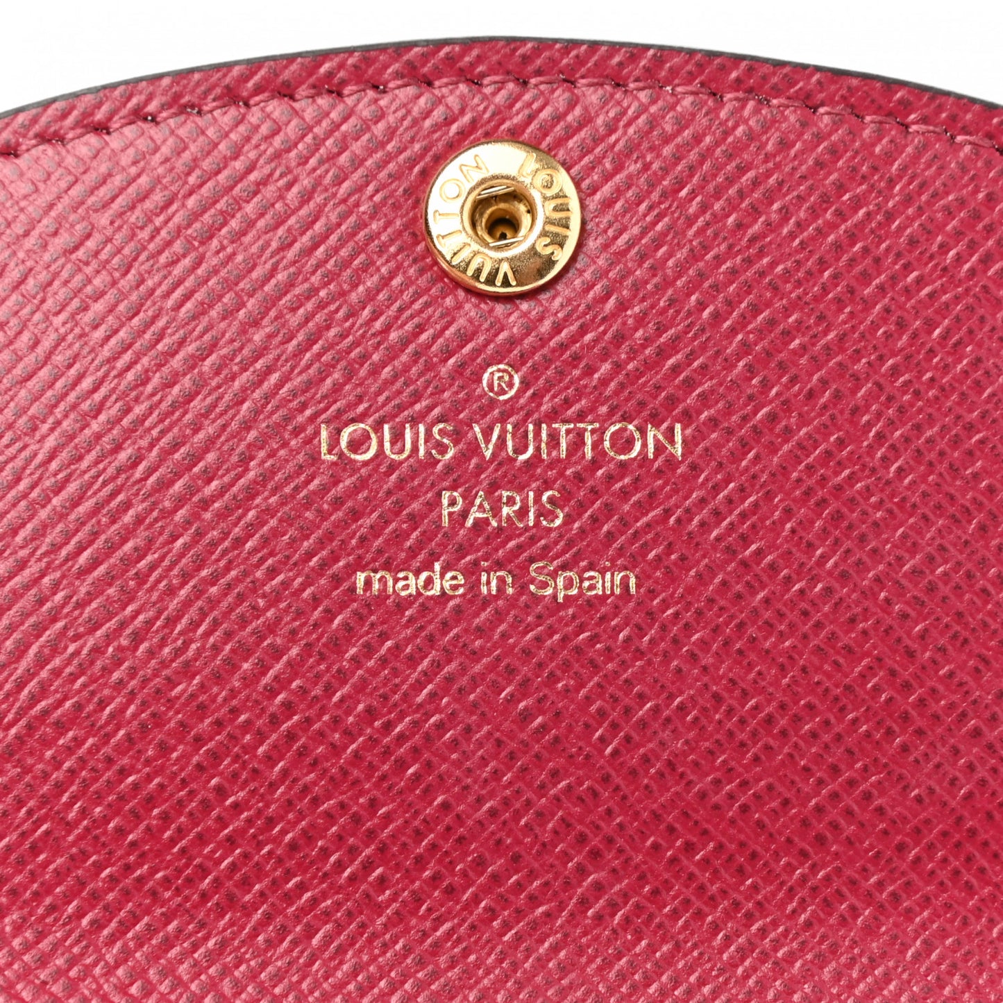 Monogram Rosalie Coin Purse Fuchsia