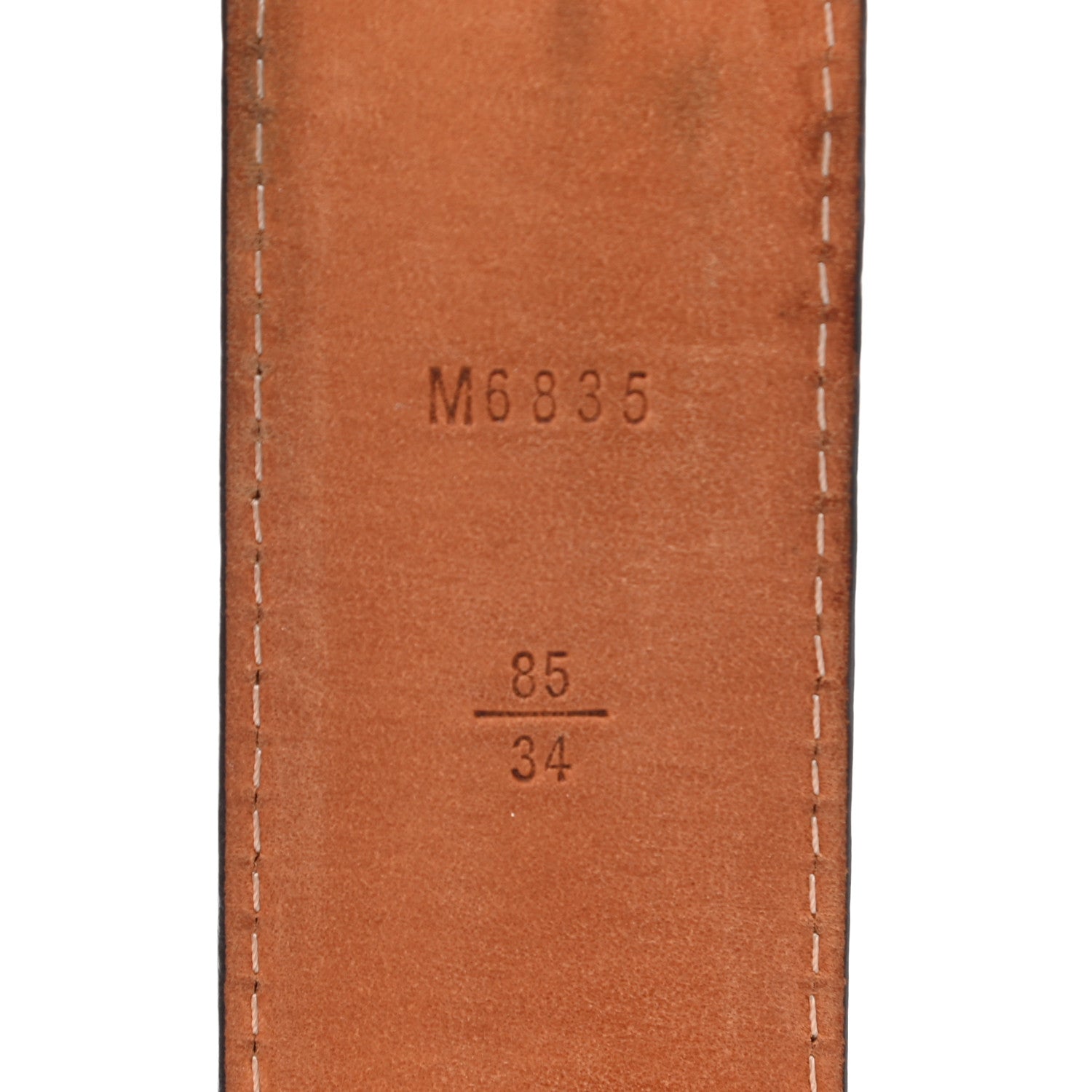 Louis Vuitton Damier Ebene Riveted Belt 85 34 7 of 7