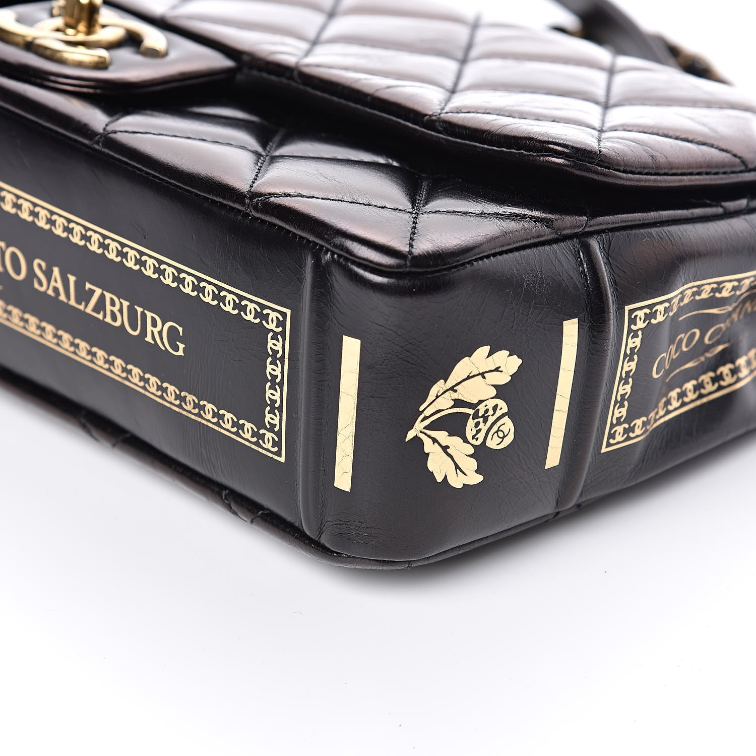 Chanel Hot Stamping Calfskin Tale Of Salzburg Flap Black 9 of 10