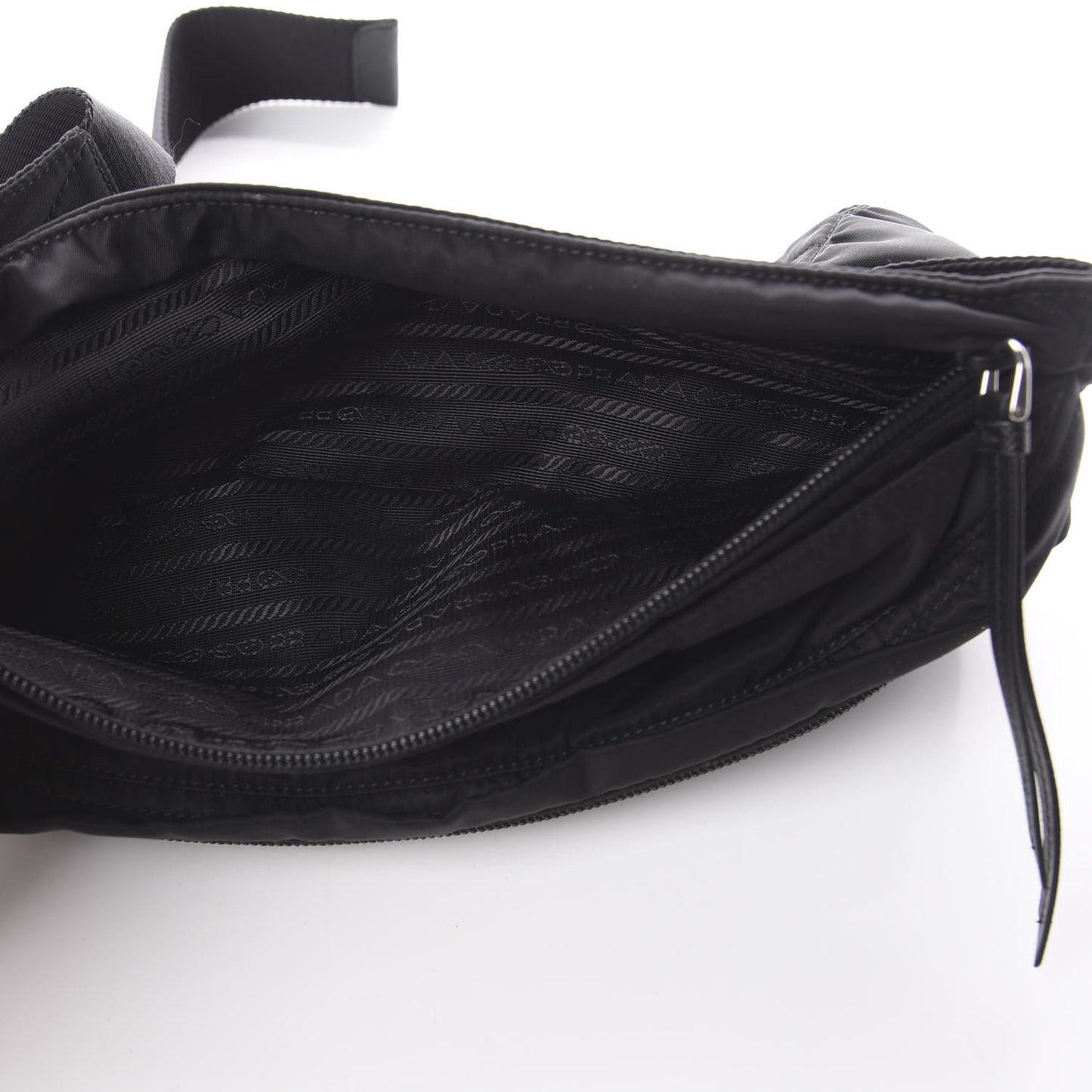 Tessuto Nylon Montagna Belt Bag Black