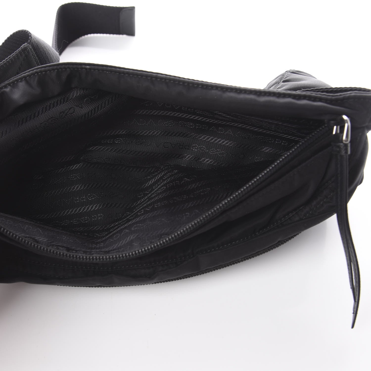 Prada Tessuto Nylon Montagna Belt Bag Black 4 of 8