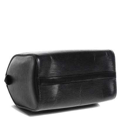 Louis Vuitton Epi Speedy 25 Black 4 of 7