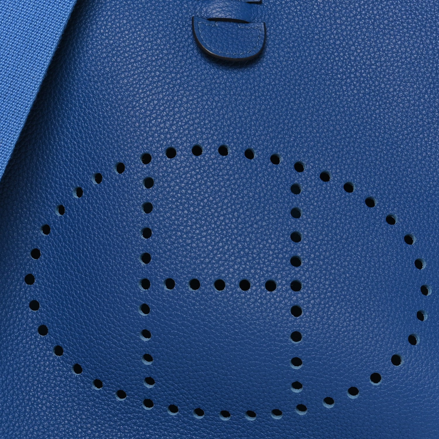 Hermes Taurillon Clemence Evelyne III PM Bleu Royal 8 of 10