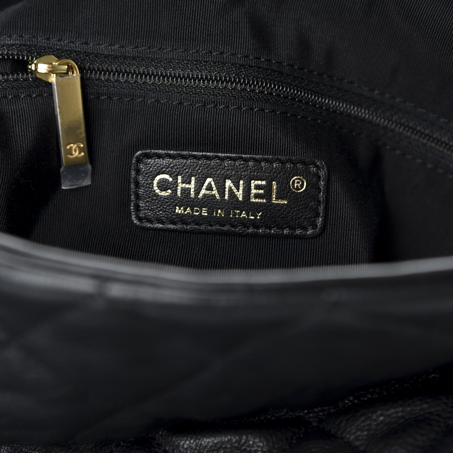 Chanel Calfskin Quilted Large Chain Me Hobo Black 6 of 10