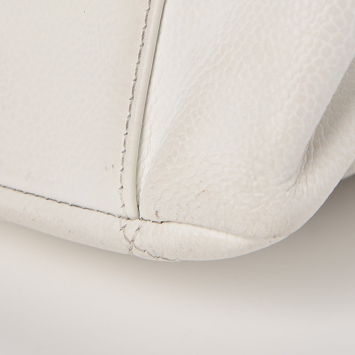 Chanel Caviar Quilted Grand Shopping Tote GST White 24 of 24