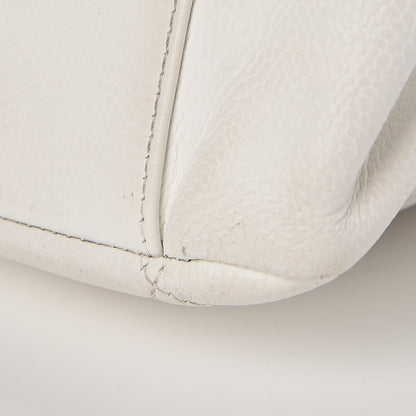 Chanel Caviar Quilted Grand Shopping Tote GST White 24 of 24