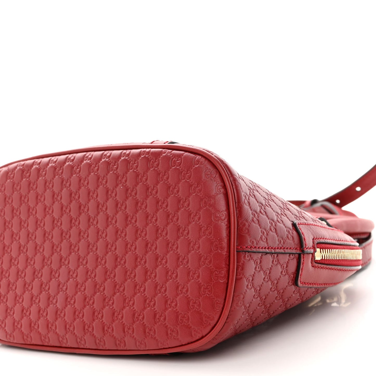 Soft Microguccissima Mini Dome Bag Rosso