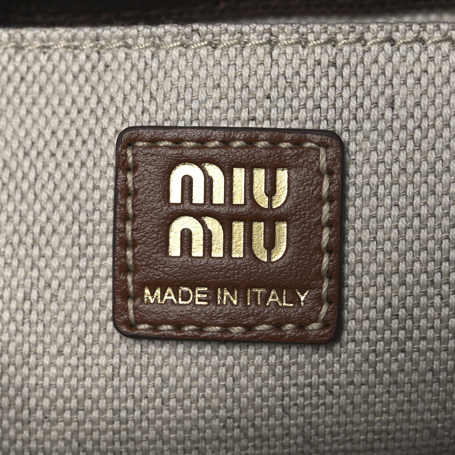 Miu Miu Canapa Soft Calfskin Mini Backpack Cocoa Brown Brandy 6 of 9