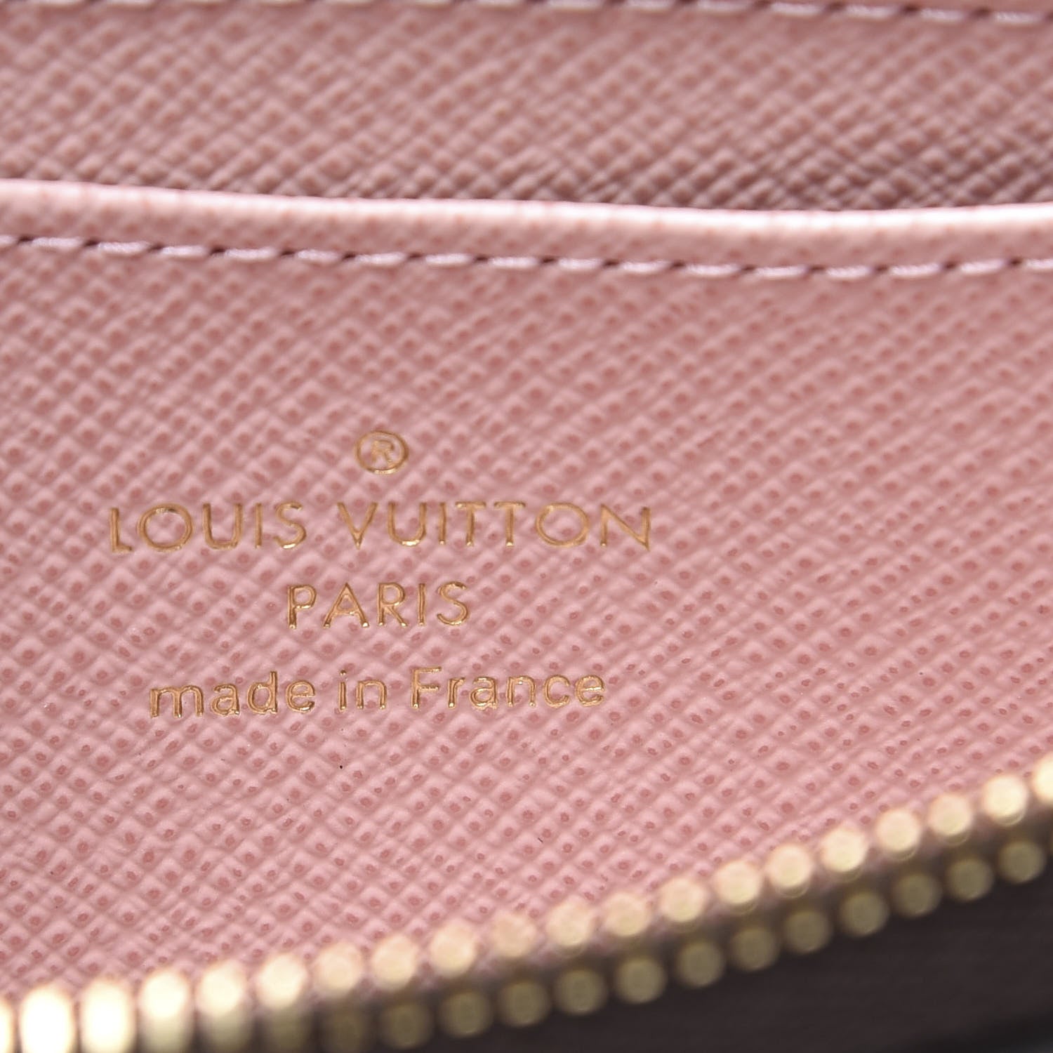 Louis Vuitton Damier Ebene Zippy Coin Purse Rose Ballerine 5 of 9